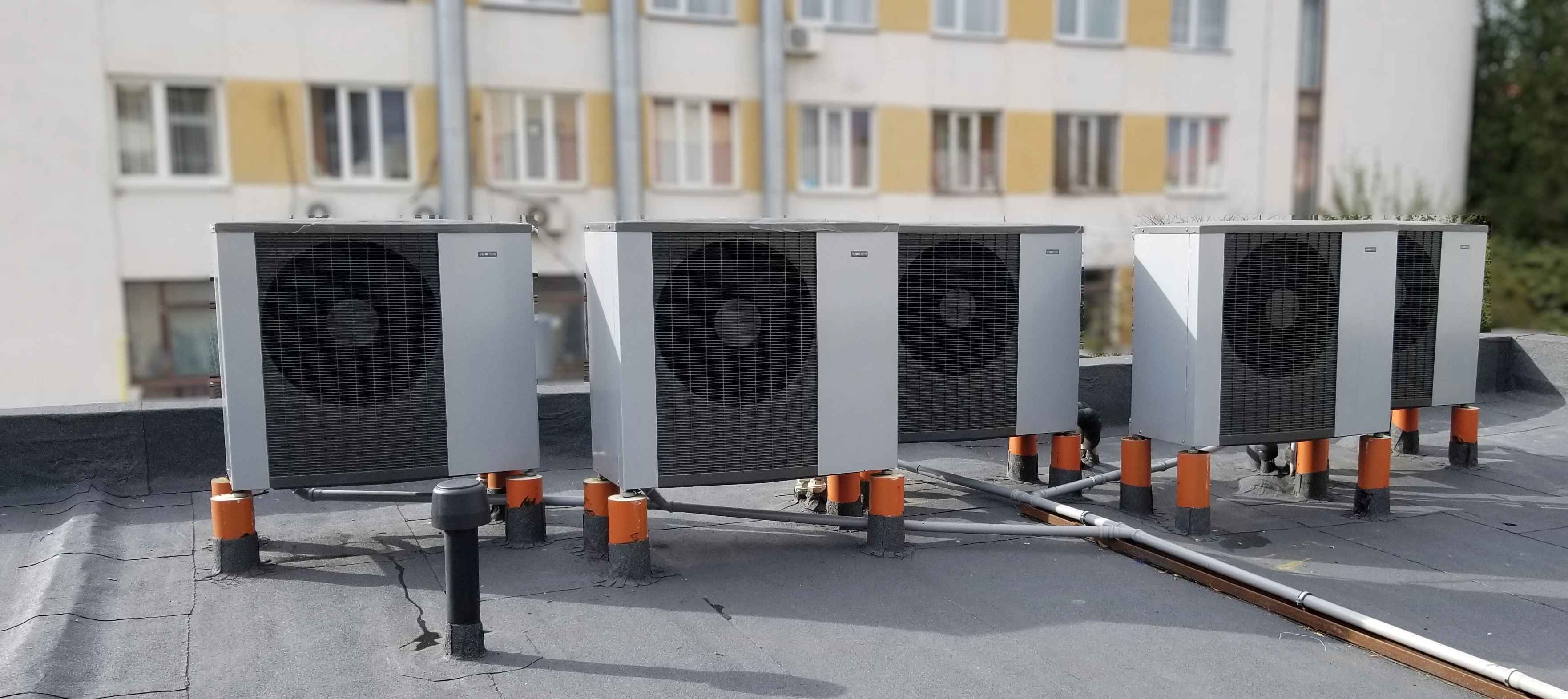 Каскад теплових насосів NIBE F2120-20